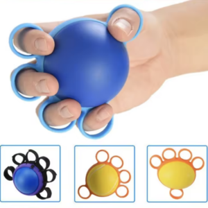 Five-finger Grip Ball Stroke Hemiplegia Rehabilitation Training Elderly Fitness Equipment Wrist Finger Strength Finger Grip Ring